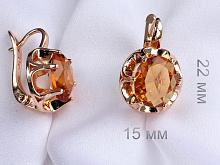 фото Серьги  fallon - (артикул - 18e08099-FF8580-3)